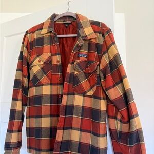 Patagonia Red and Yellow Plaid Jacket